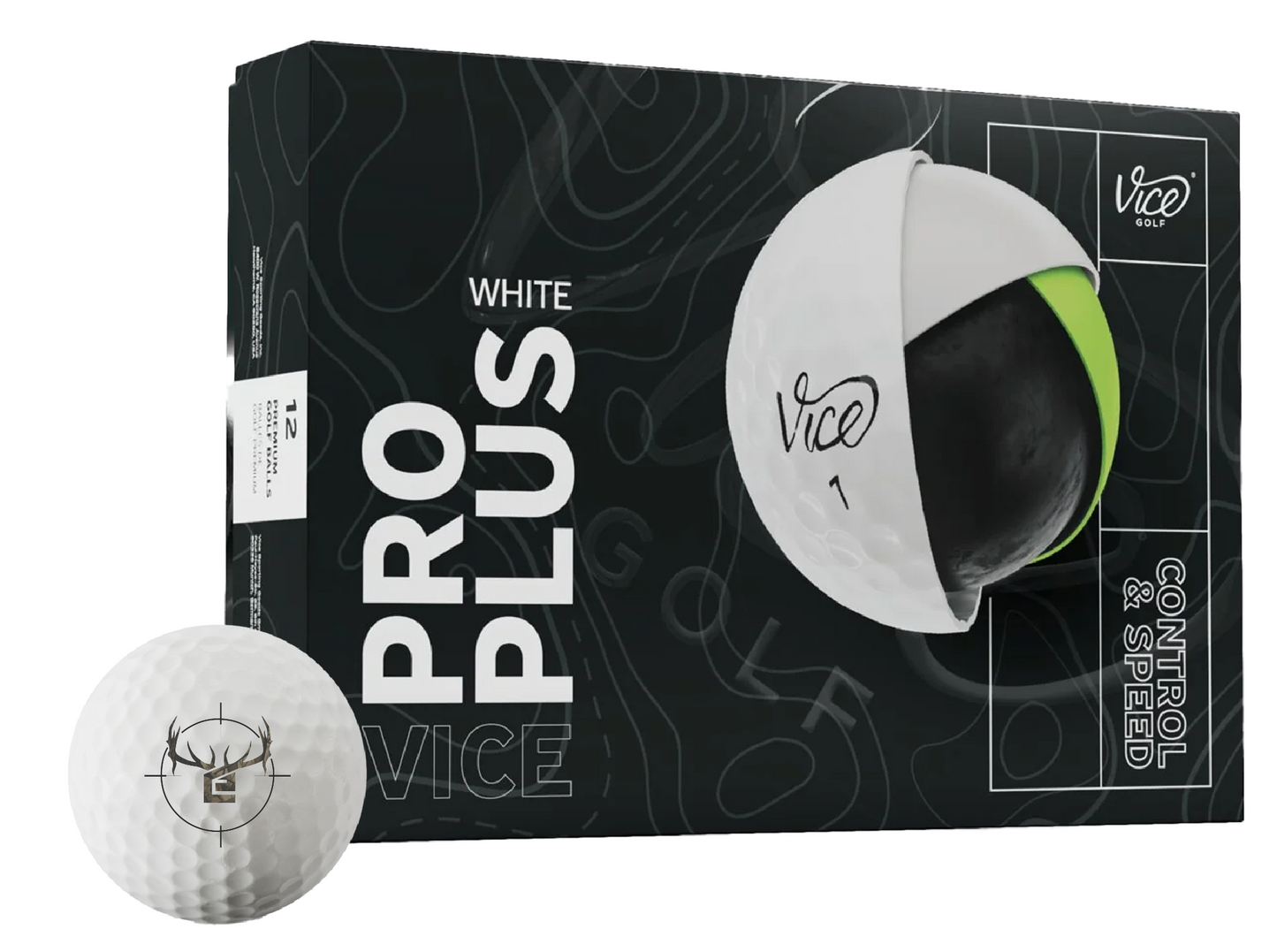 Crosshairs Antler Vice Pro Plus Golf Balls