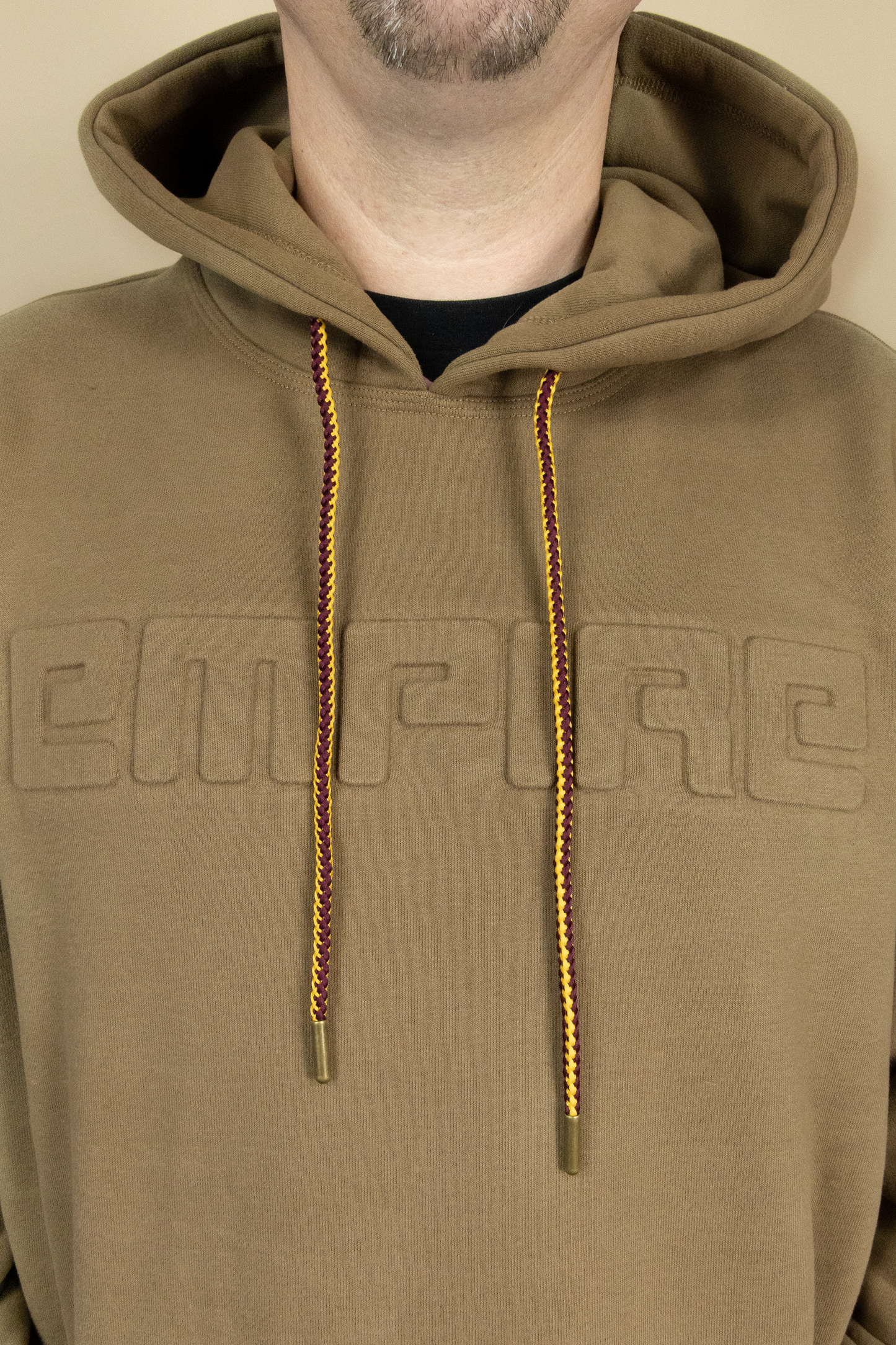 Heavyweight Brushed Embossed Logo Hoodie