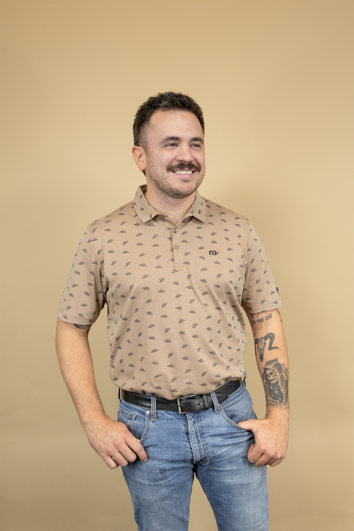 Portabella Expense Ratio Polo - Dozer Design