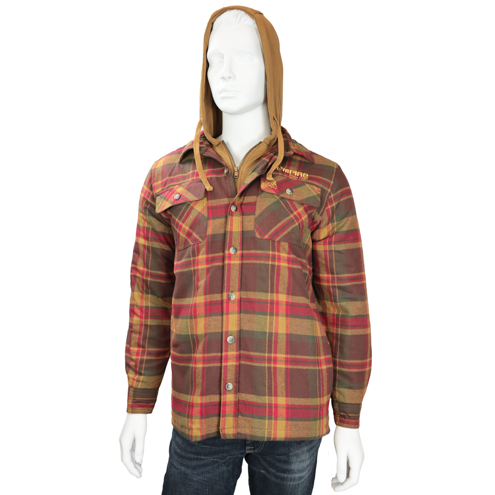Legendary whitetails men's top maplewood hooded shirt jacket