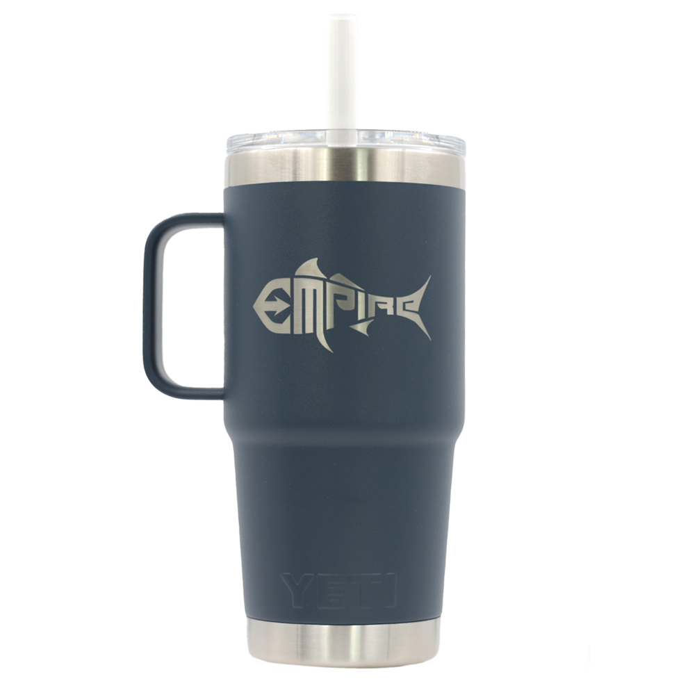 Yeti 25 oz. Rambler Straw Mug Navy