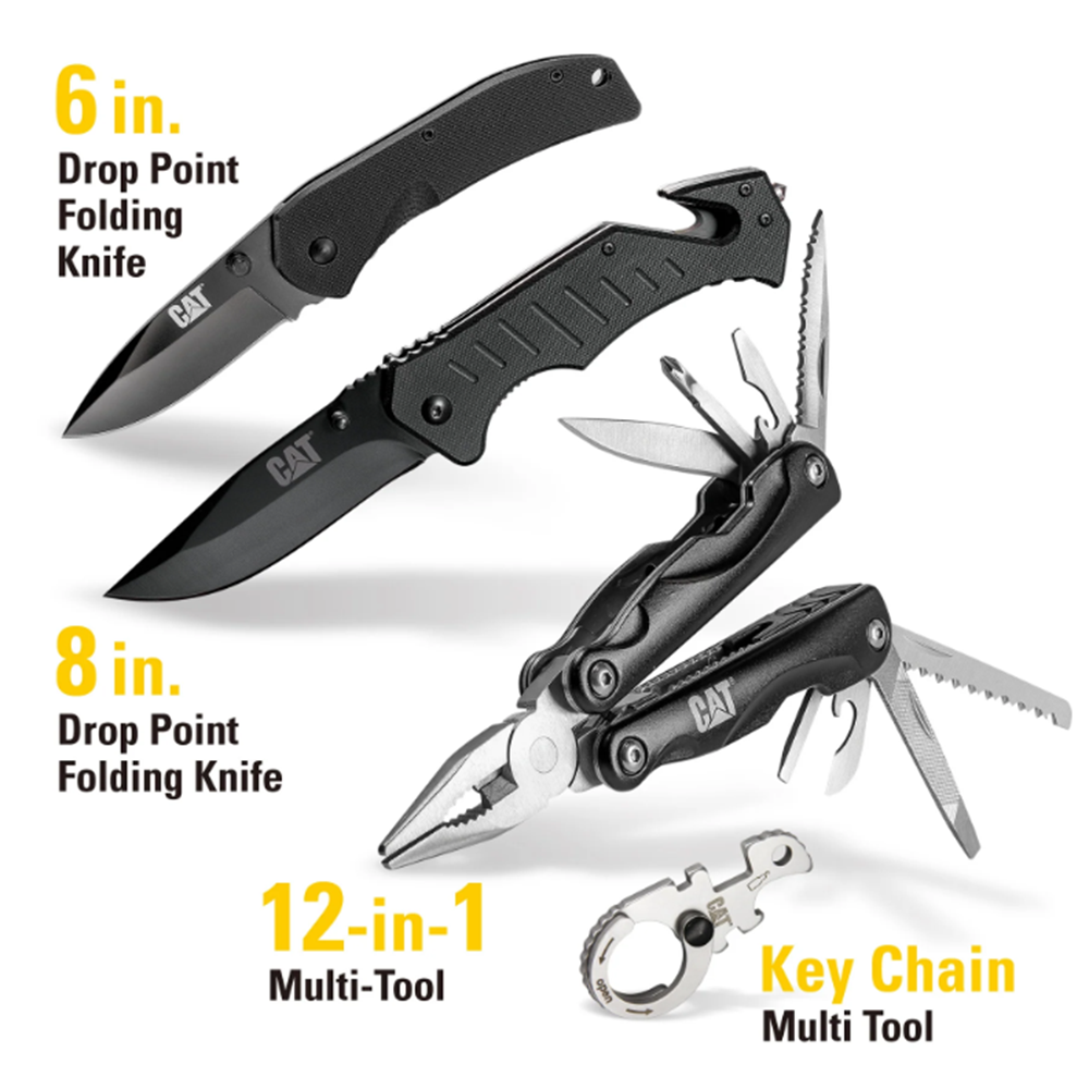 4 PC Multi-Tool & Folding Pocket Knife Set
