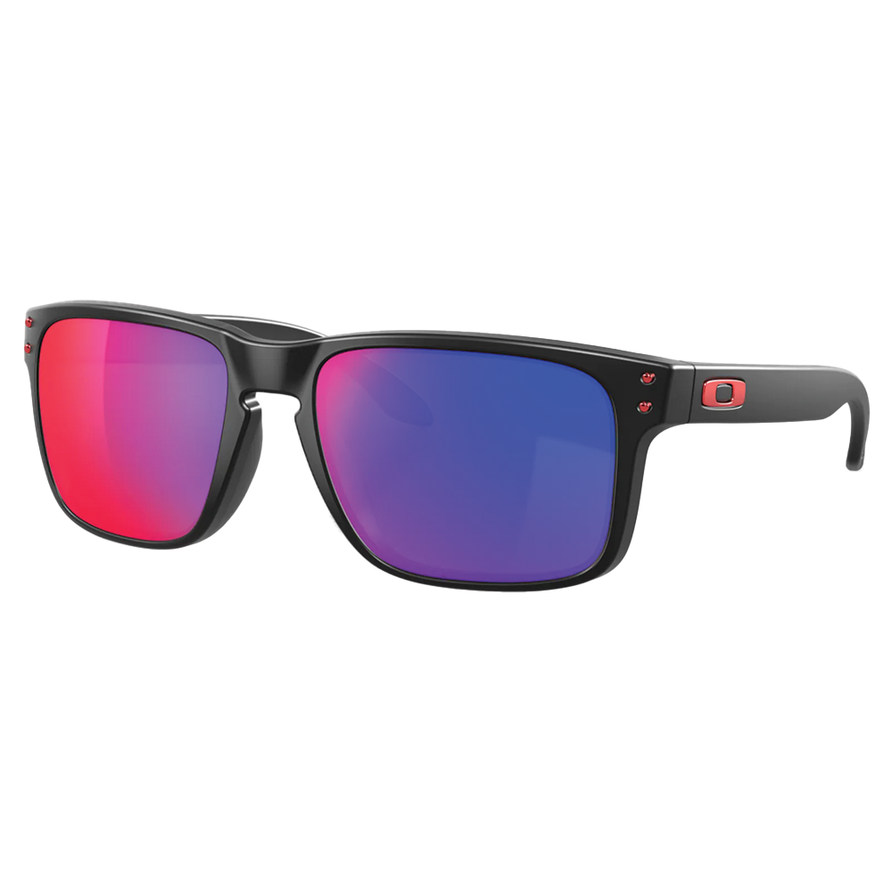 Holbrook Positive Red Iridium Lens Matte Black Empire