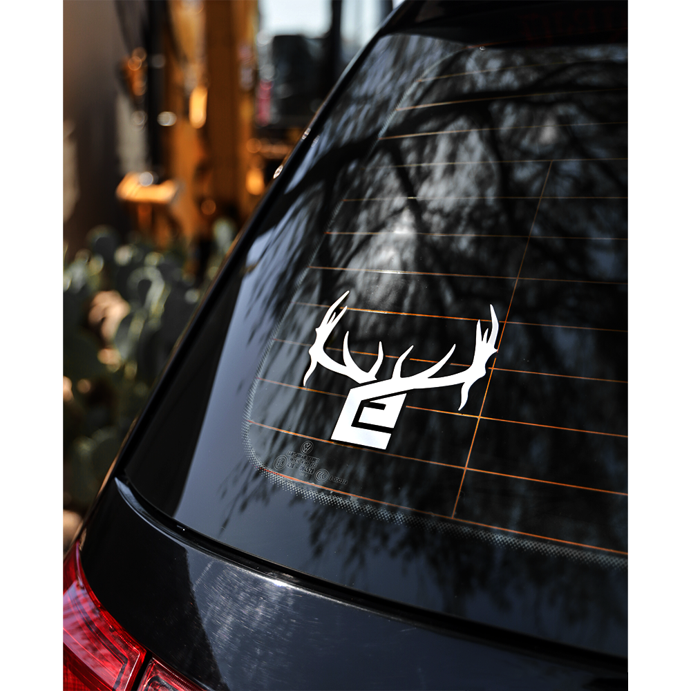 Back Racl Decal Deer Rack Decal
