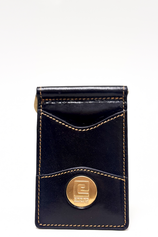 Empire Medallion Wallet - Black