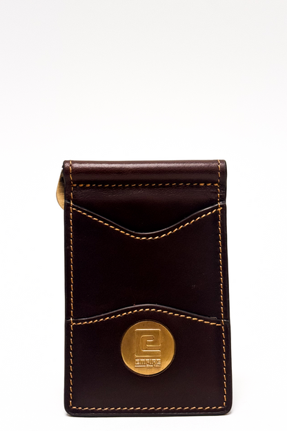 Empire Medallion Wallet - Dark Brown