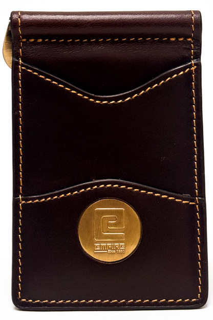 Empire Medallion Wallet - Dark Brown