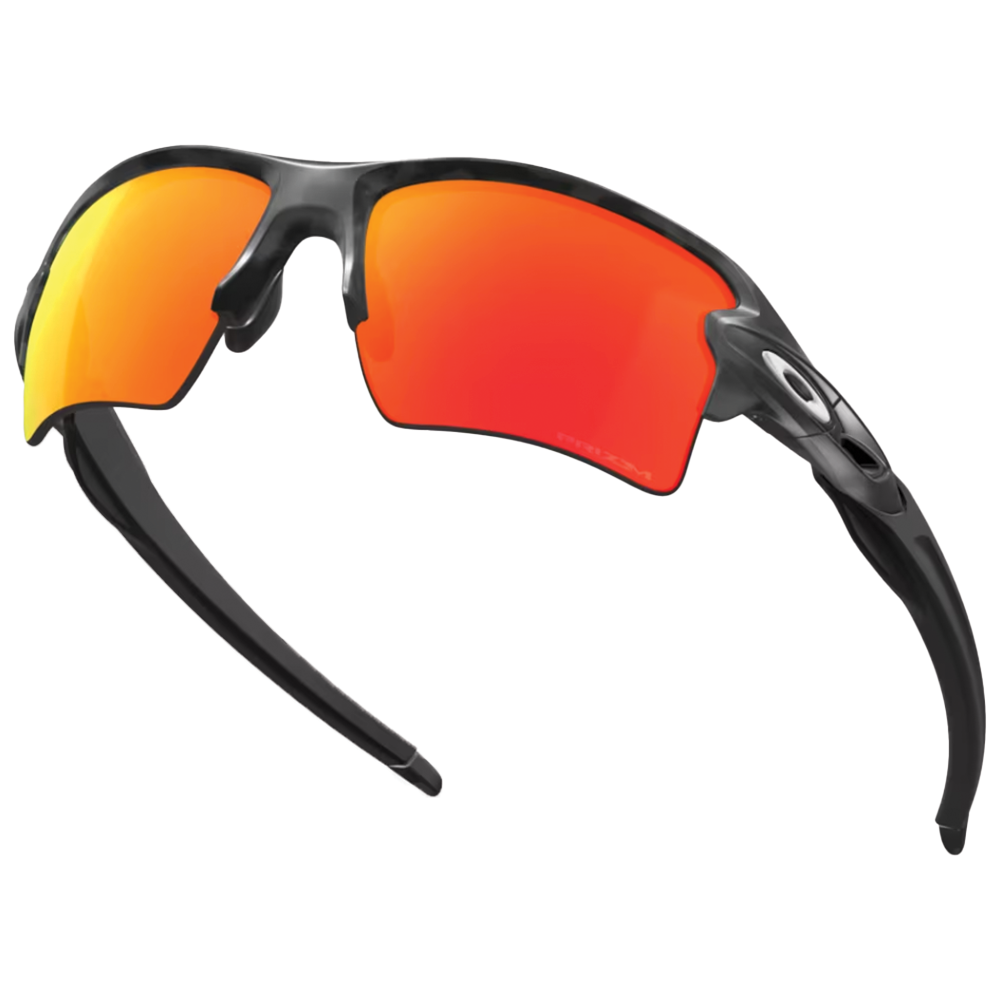 Flak 2.0 XL - Prizm Ruby Lens Black Camo Frame