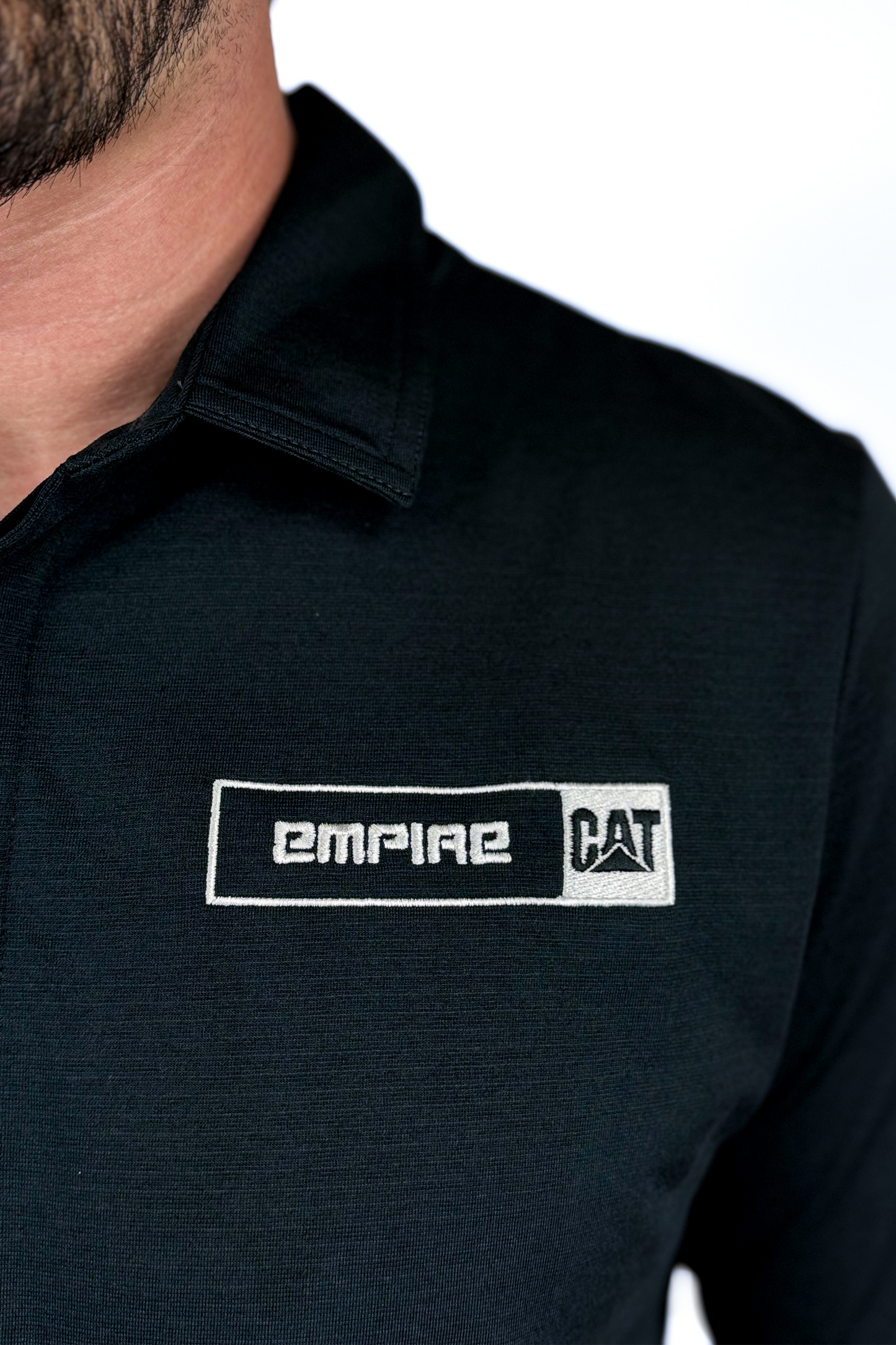 Empire Performance Jersey Polo - Black