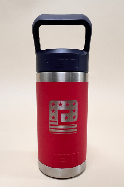 Patriotic Jr. 12oz Kids Rambler Water Bottle - Rescue Red