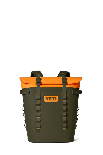 Hopper M20 Soft Backpack Cooler - Olive / King Crab Orange