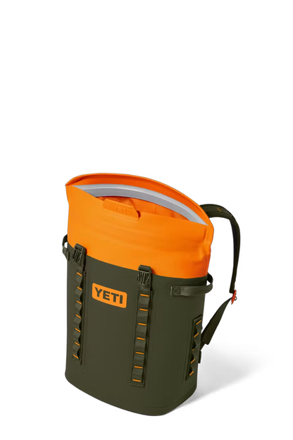 Hopper M20 Soft Backpack Cooler - Olive / King Crab Orange