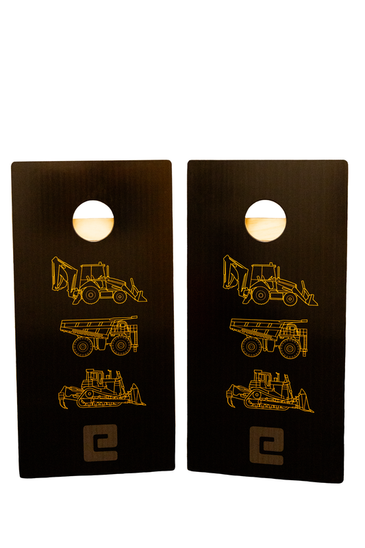 Machine Lineup Cornhole Board