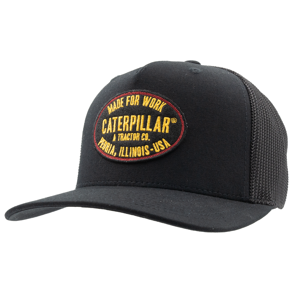 Caterpillar Made For Work Flexfit Flatbill Hat