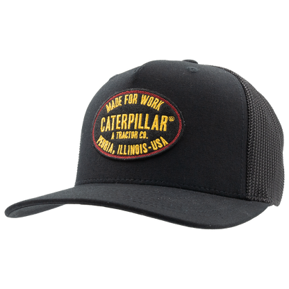 Caterpillar Made For Work Flexfit Flatbill Hat