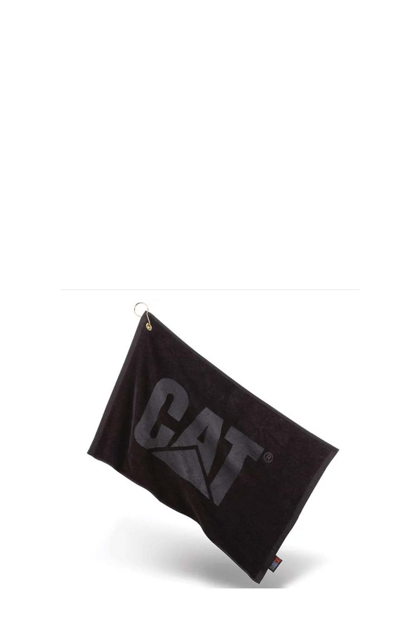 Cat Golf Towel - Black