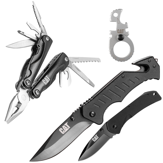 4 PC Multi-Tool & Folding Pocket Knife Set