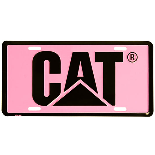 Cat Pink License Plate