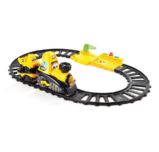 Cat Junior Crew Power Tracks Friends Train Set