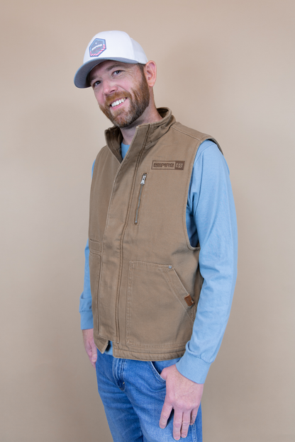 Stone-Washed Canvas Vest