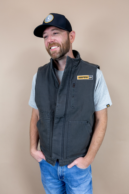 Stone-Washed Canvas Vest