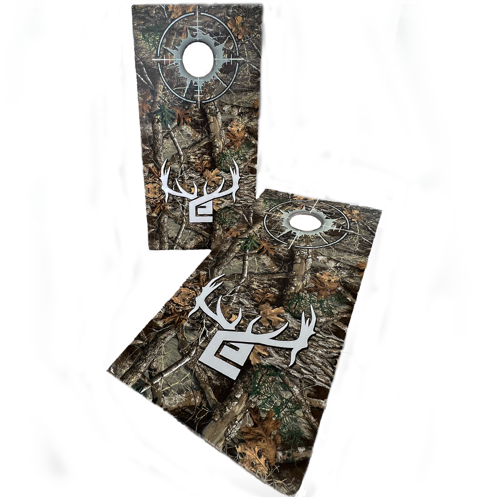 Antler Real Tree Camo Cornhole Board