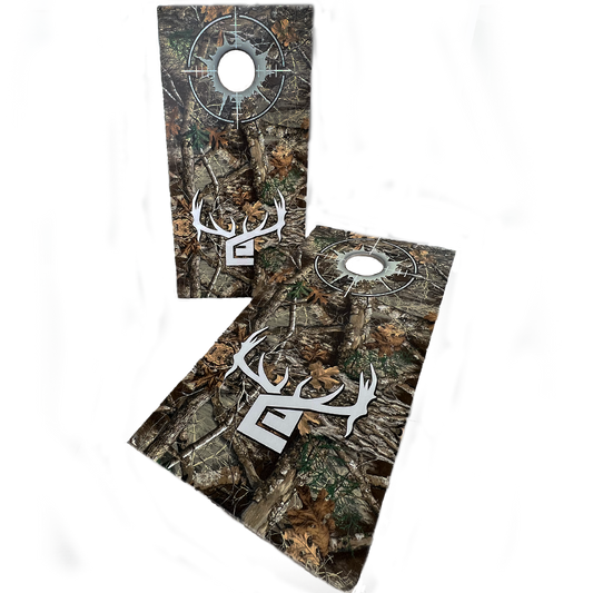 Antler Real Tree Camo Cornhole Board