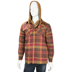 Maplewood Hooded Flannel Shirt Jacket