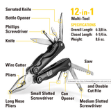 4 PC MULTI-TOOL & FOLDING POCKET KNIFE SET