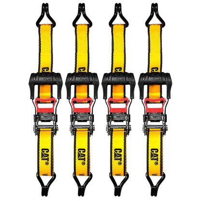 4 Piece Ratchet Tie Down Set