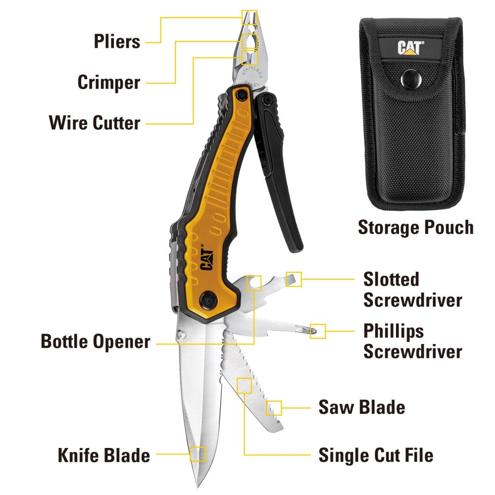 9-IN-1 XL Multi-Tool with Pouch