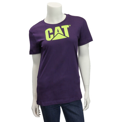 Women's Cat TM Logo Tee