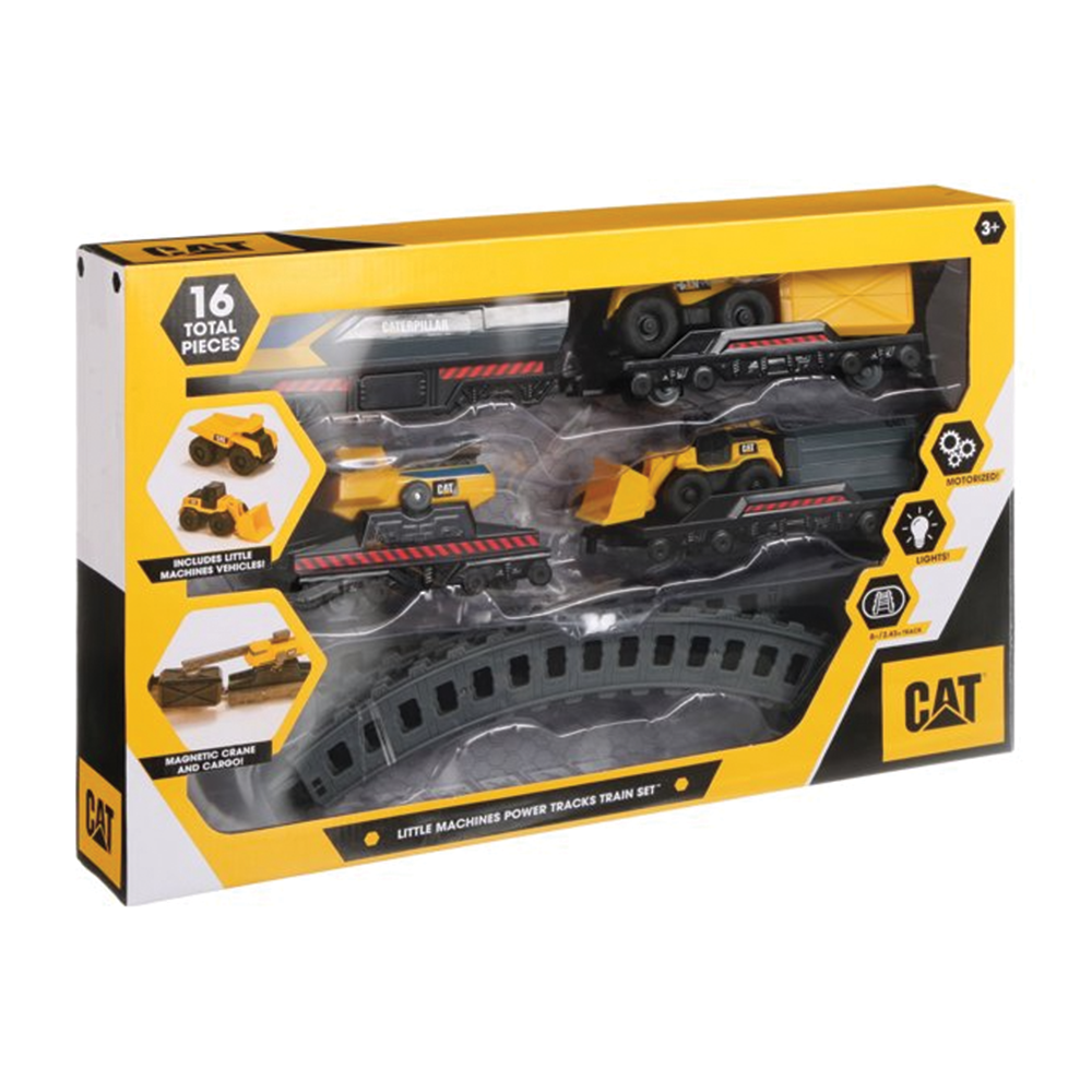 Cat Little Machines Power Track Train Set