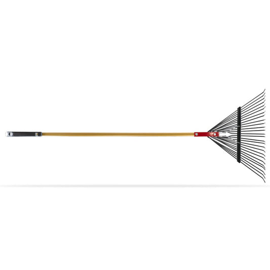 26" Leaf & Lawn Rake with Spring Steel Tines