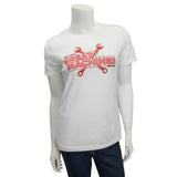 LADIES MORE THAN GREAT MACHINES T-SHIRT - White