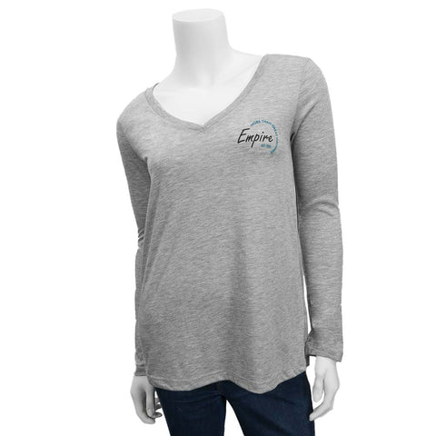 LADIES ECLIPSE LONG SLEEVE T-SHIRT - Athletic Heather