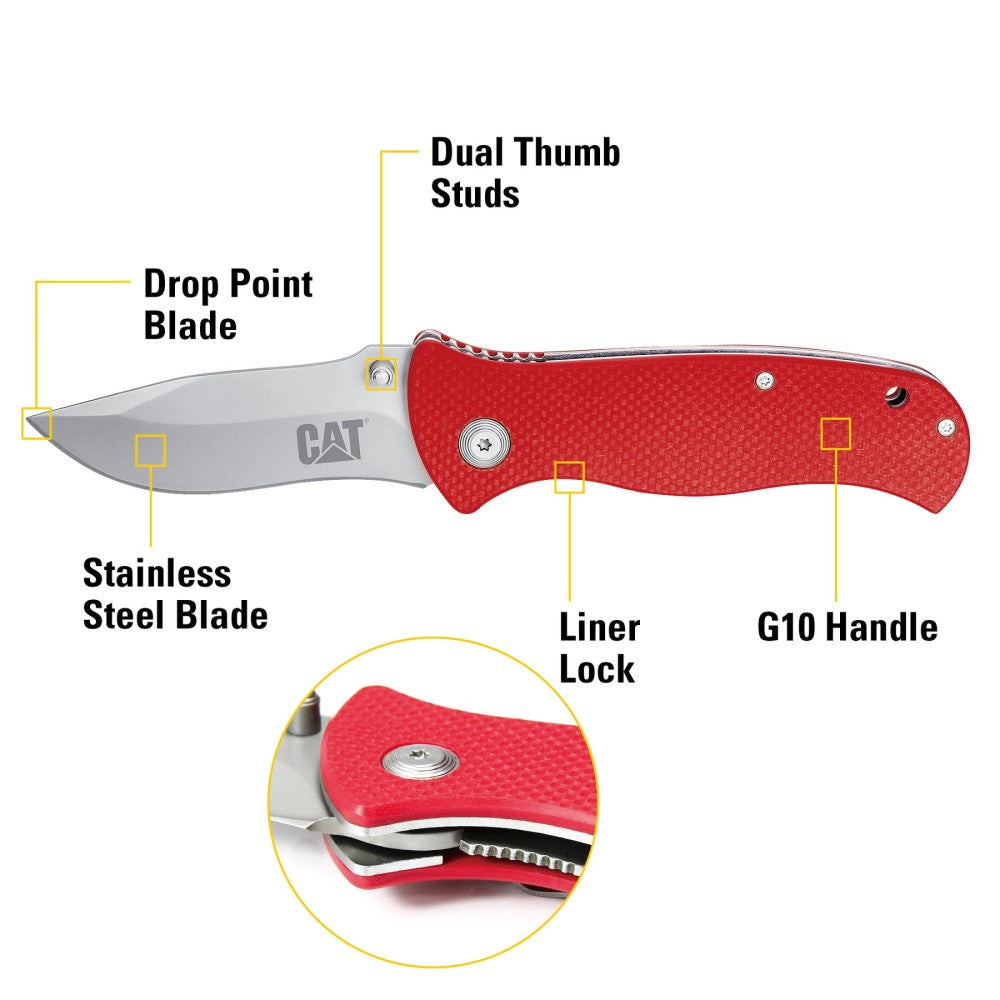 7-1/2" Drop Point Folding Knife