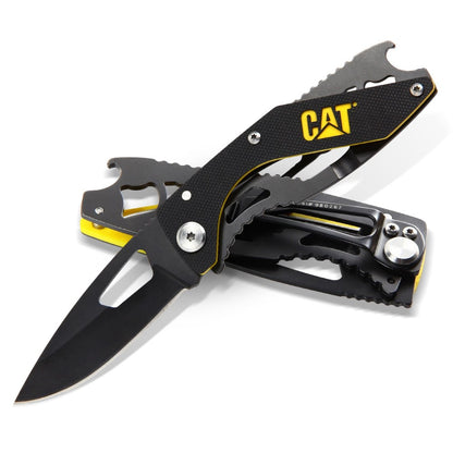 6-1/4" Folding Skeleton Knife with Bottle Opener